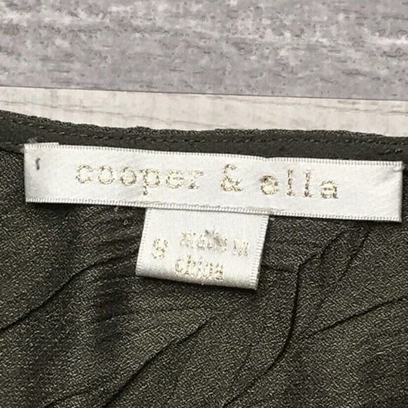 Cooper & Ella Green Wrap Front Blouse - Picture 7 of 8